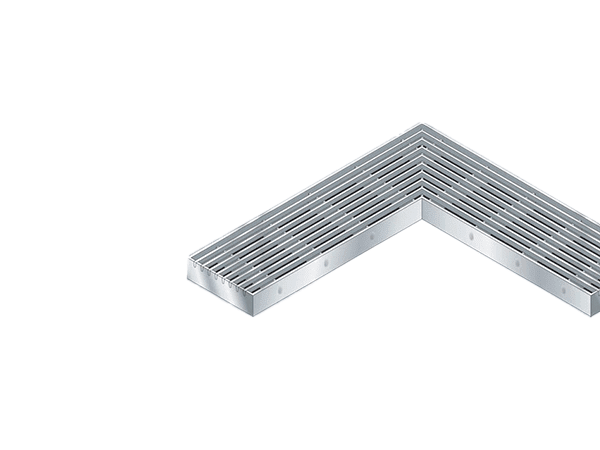 Mitred Channel Grating